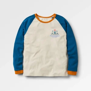 T-shirt manches longues en coton recyclé Riser - Birch