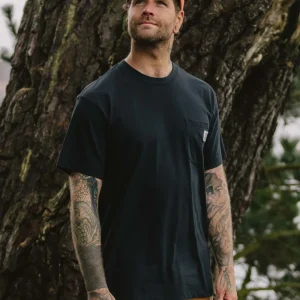 T-shirt Recyclé Décontracté Heritage - Noir