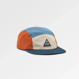 Casquette Fixie Recyclée 5 Panneaux - Sunrise Orange/ Moonlight Blue Multi