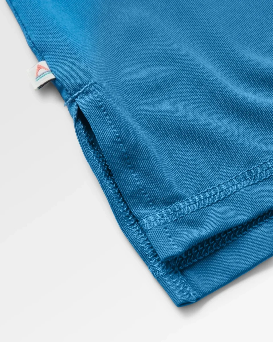 T-shirt recyclé actif toute la journée - Bleu Acier – Image 4