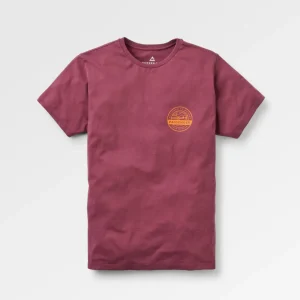 T-shirt en coton bio Odyssey - figue