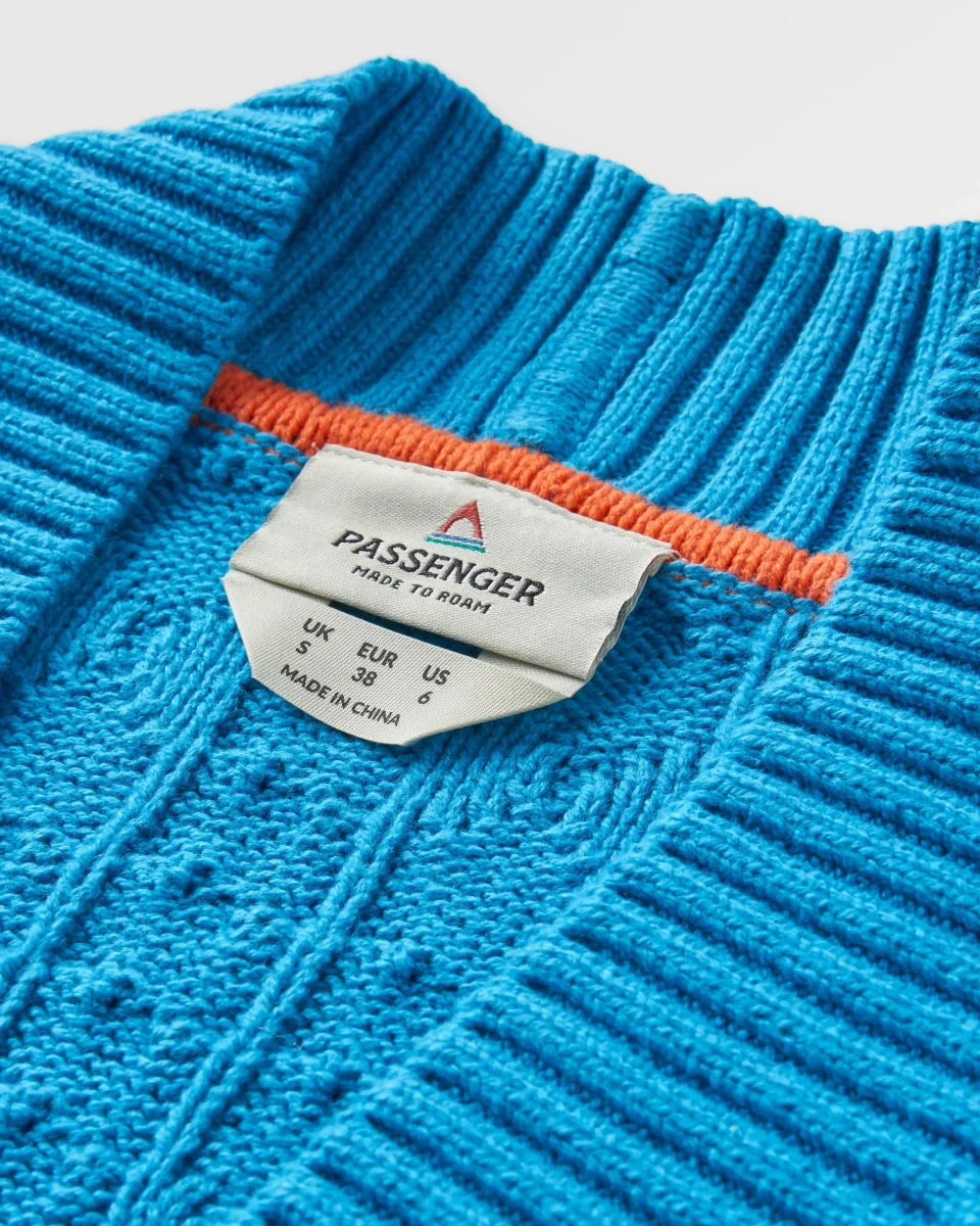 Cardigan Tricoté Confortable - Geai Bleu – Image 8