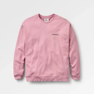 Sweatshirt en coton recyclé Roamer - Pink Haze