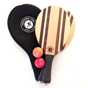 set-raquette-de-plage-et-sacoche-frescobol-noire.jpgv1675618746 Frescobol Set de Raquettes de plage en bois - Black Game Edition