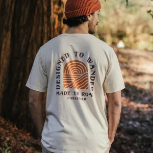 T-shirt en coton recyclé Sundown - Birch