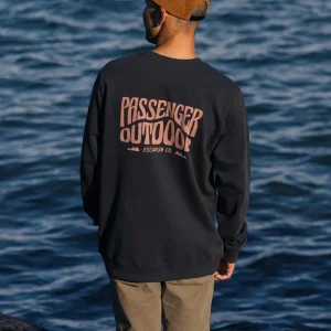 Sweatshirt en coton recyclé Yuca - Noir