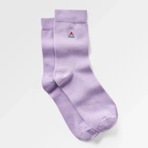 Chaussettes Bio - Lilas Poudré