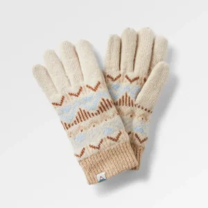 Gants Tricotés Recyclés en Ortie - Bouleau