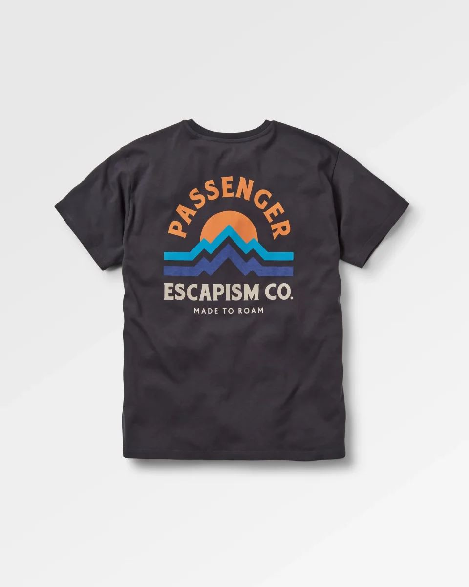 T-shirt en coton recyclé Breathe - Noir – Image 2