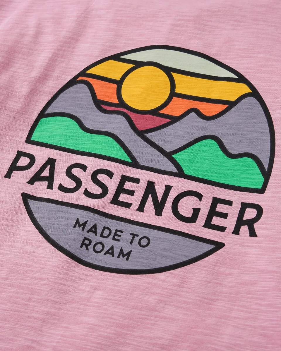 T-shirt en Coton Recyclé Laidback - Brouillard Rose – Image 9