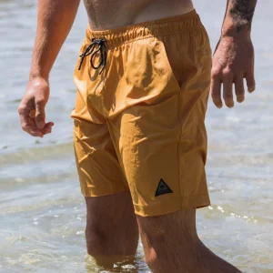 Short de Plage NetPlus® Sans Doublure Drifter - Jaune Épicéa