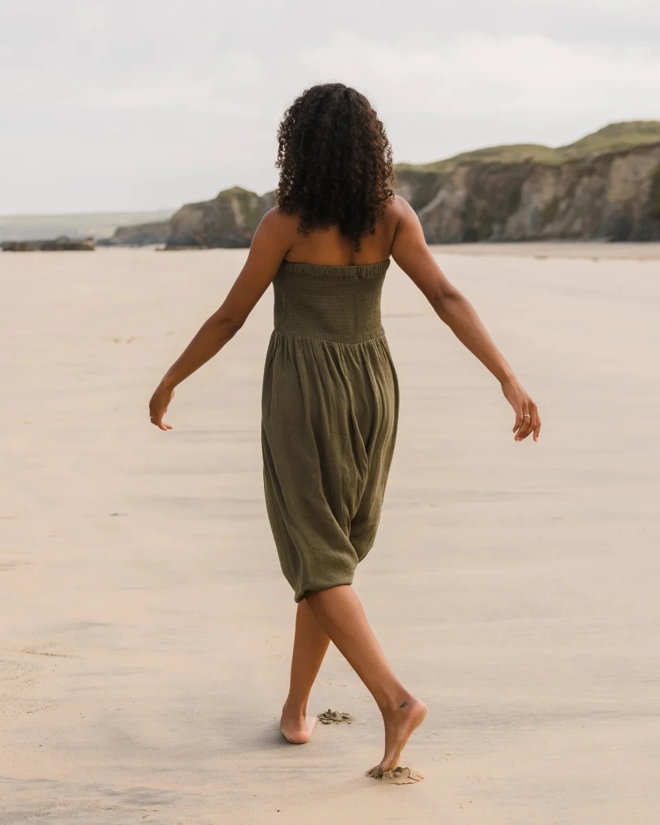 Pantalon Ample Daylily - Kaki – Image 5