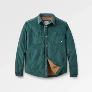 Kodiak 2.0 Surchemise en Velours Côtelé Doublée Sherpa - Dark Fern