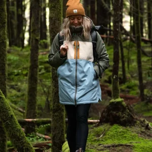 Parka isolante Lumi - denim délavé