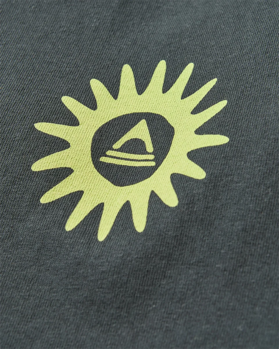 T-shirt en coton recyclé Easy Days - Noir – Image 5