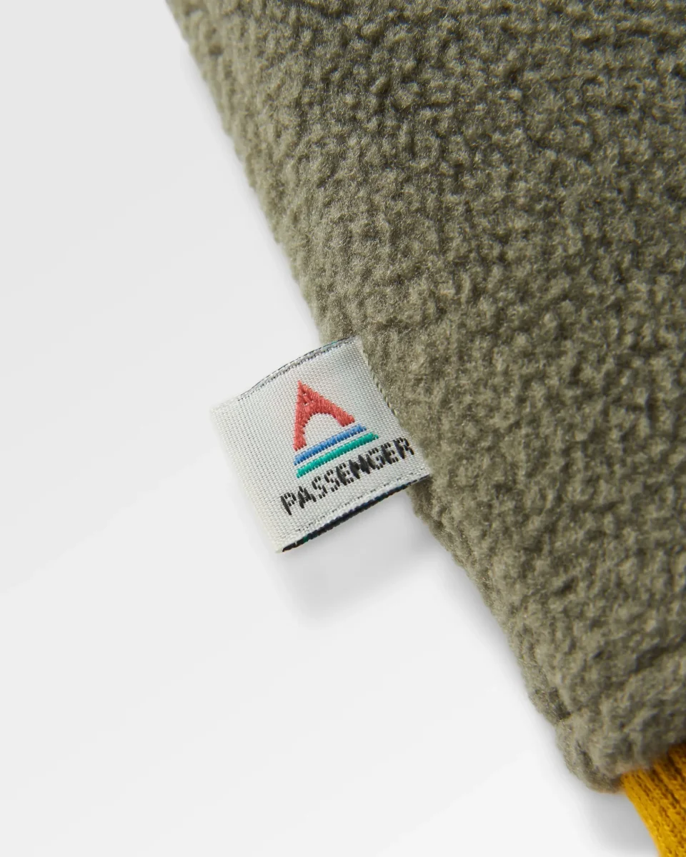 Caspian 1/2 Zip Polaire Recyclé - Olive Poussiéreux – Image 5