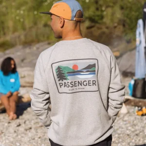 Sweat bio pour homme Roamer - gris chiné