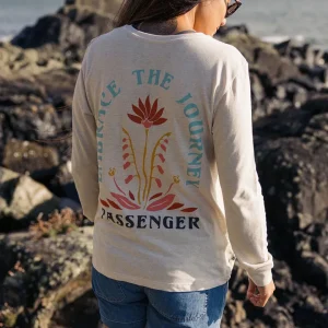 T-shirt Bud en Coton Recyclé à Manches Longues - Milky Marl