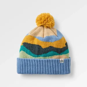 Bonnet à pompon décontracté - vert fougère