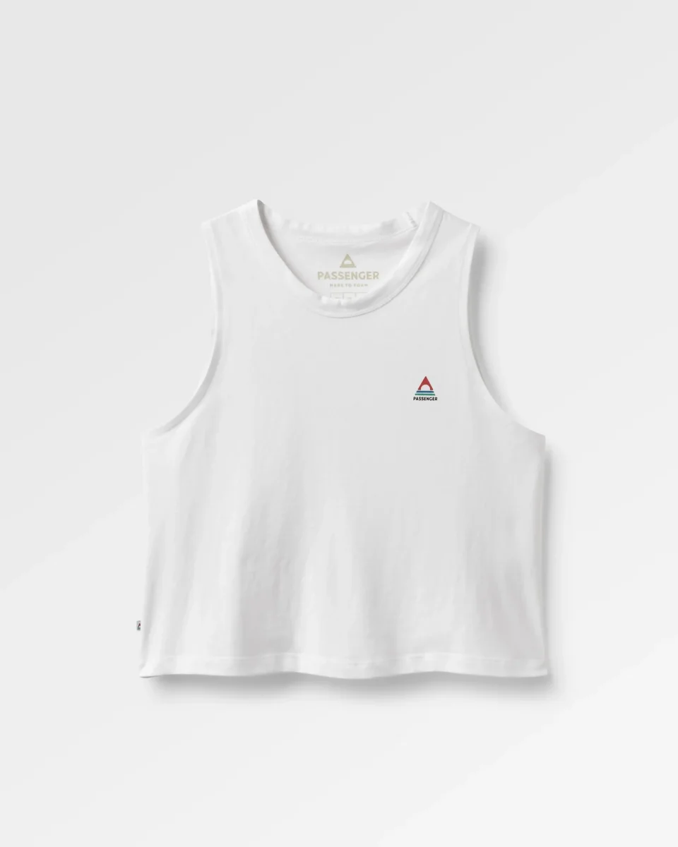 Gilet Classique en Coton Recyclé - Blanc – Image 2