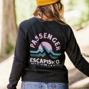 Sweatshirt en Coton Recyclé Breathe - Noir