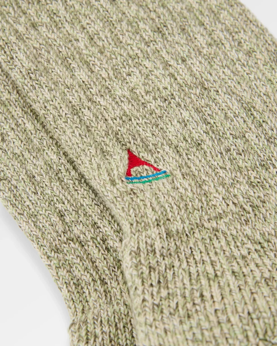 Chaussettes épaisses Thorne - Stone – Image 2