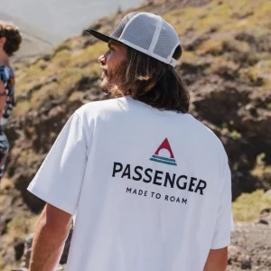 T-shirt en Coton Recyclé Passenger - Blanc