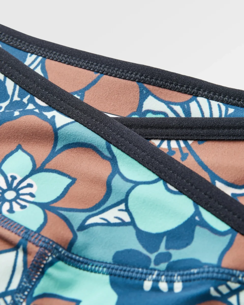 Short Actif Recyclé Mantra - Vintage Floral Aqua – Image 6