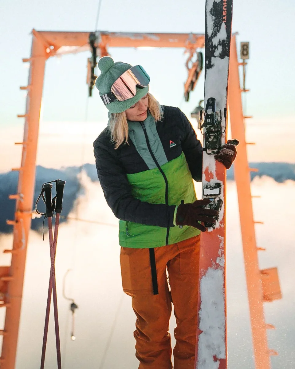 Veste en Duvet Recyclé Northstar - Rich Navy/Pear Green/Arctic – Image 3