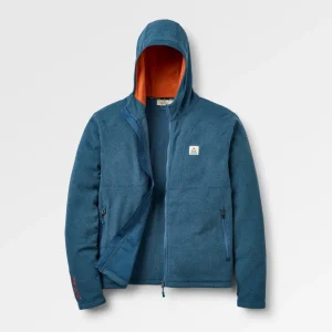 Sweat à Capuche en Polartec® Recyclé Pinegrove - Denim Foncé Marl