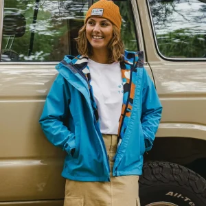 Veste 3 en 1 imperméable recyclée Breckenridge - Bleu Bluejay