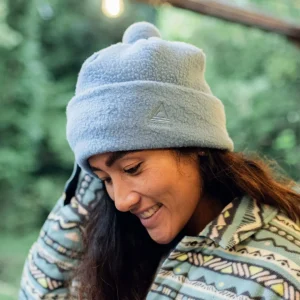 Bonnet Sherpa Recyclé Snow - Blue Fog