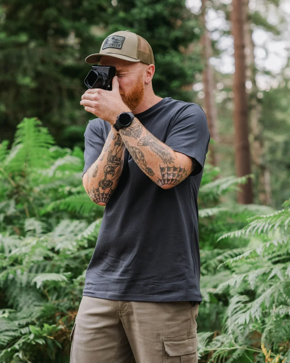 T-shirt Homme en Coton Recyclé Roamer - Noir – Image 5