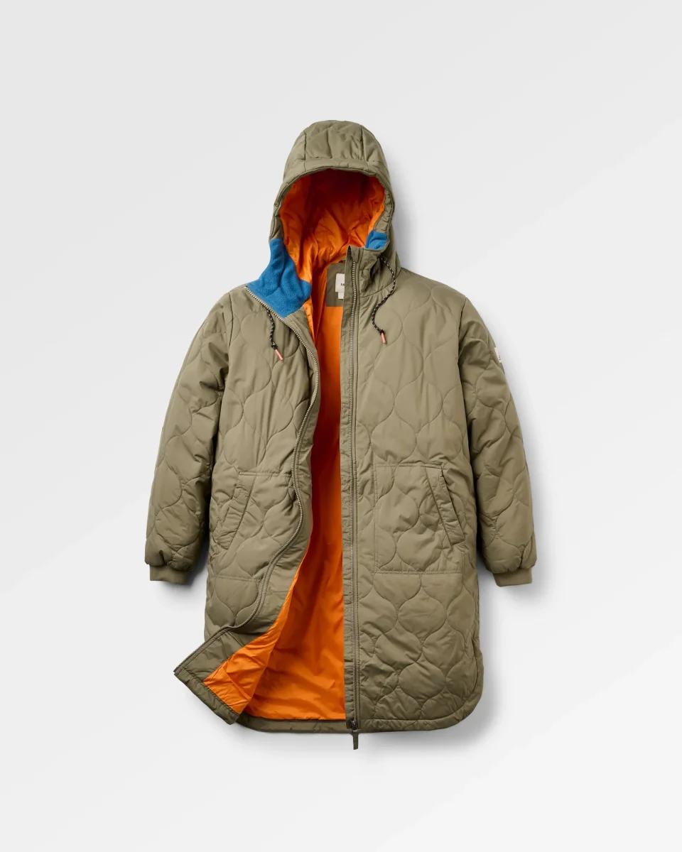 Parka Isolante Recyclée Flora 2.0 Longue - Olive Poussiéreux – Image 2