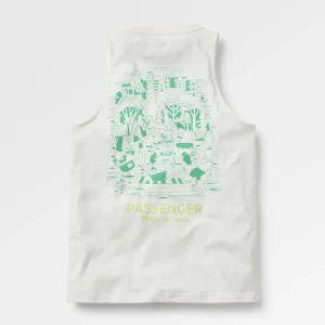 Gilet en coton bio Better Outside - Marshmallow