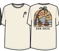 T-shirt Oversize Sundaze en Coton Recyclé - Bouleau – Image 6