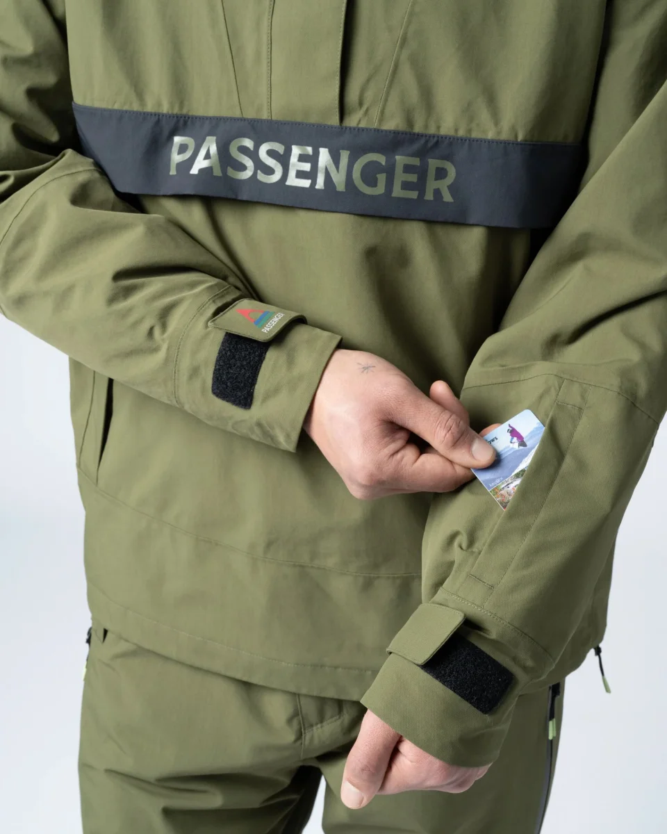 Anorak recyclé pour hommes Snowscape - Kaki – Image 9