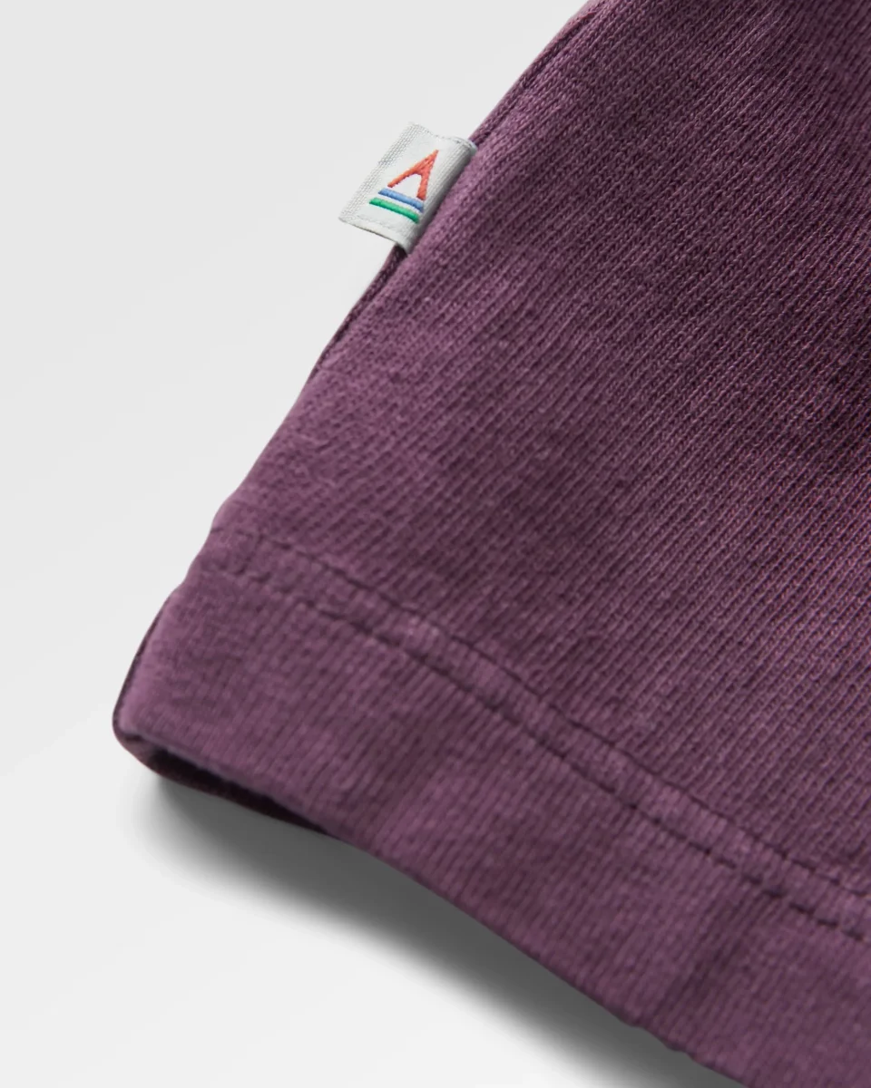 T-shirt en Coton Recyclé Guided - Prune Profonde – Image 7