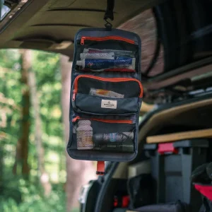 Trousse de Toilette Recyclée Drop - Noir Charbon