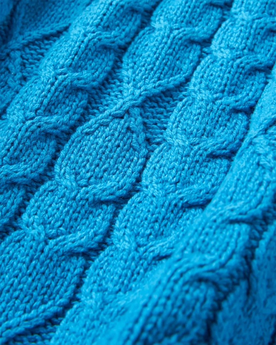 Cardigan Tricoté Confortable - Geai Bleu – Image 9