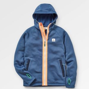 Veste à Capuche en Polaire Recyclée - Denim Foncé