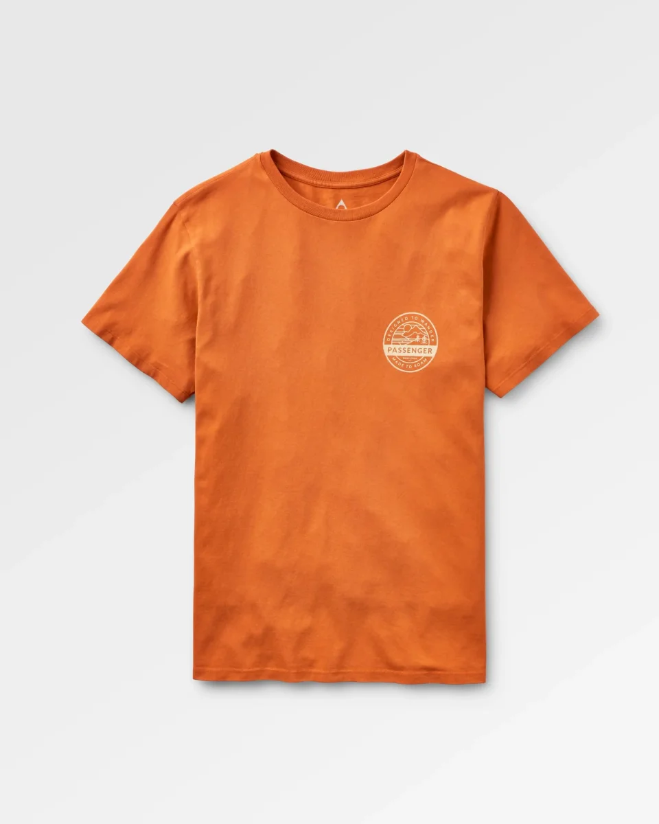 T-shirt en coton bio Odyssey - orange brûlé – Image 6