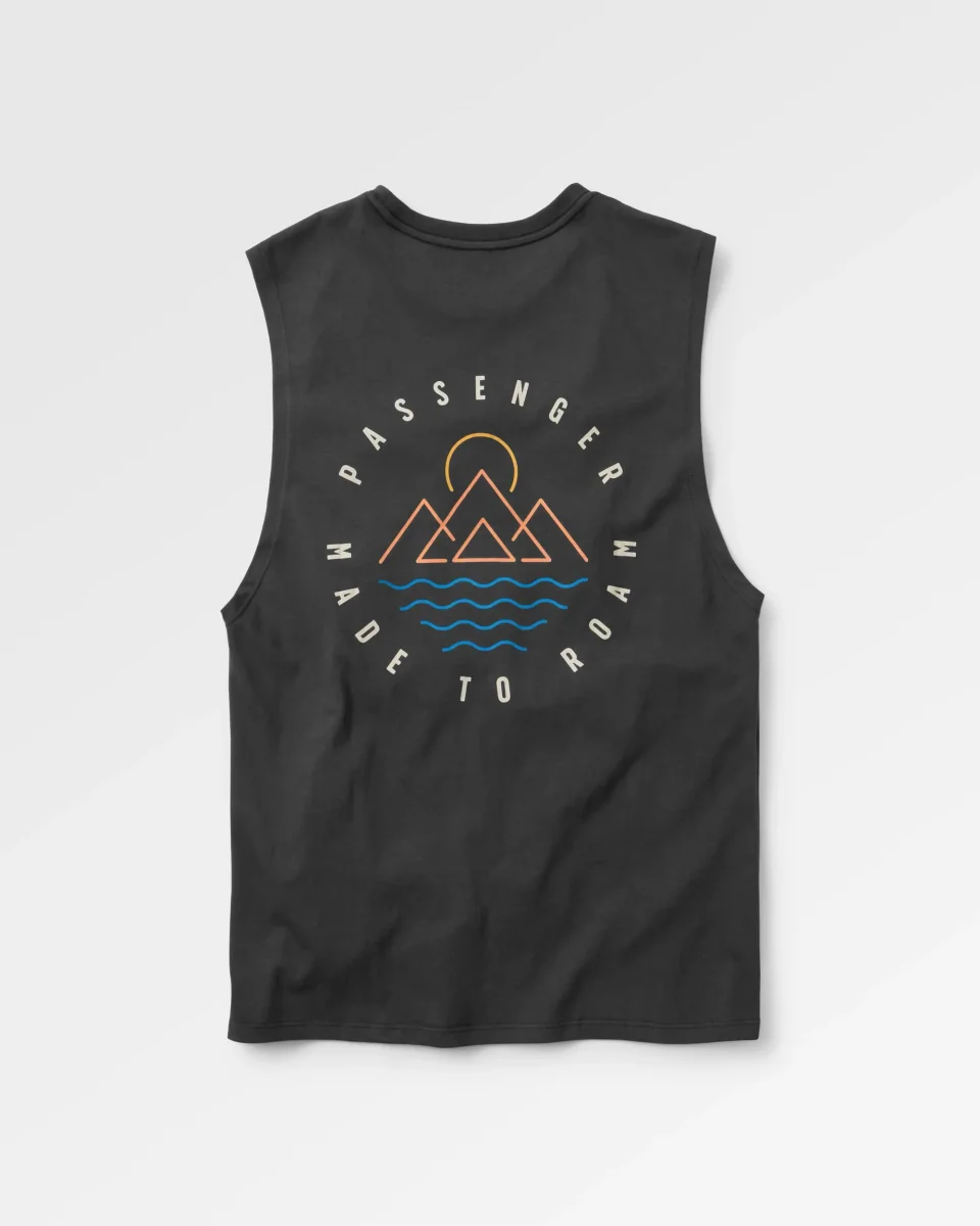 Gilet en coton recyclé Escapism - Noir – Image 5