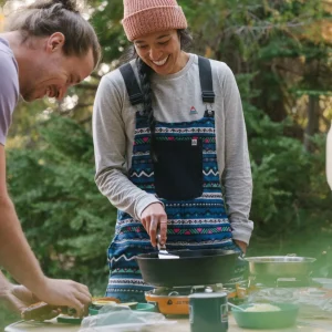 Salopette en Polaire Recyclée Ace - Mountain Geo Tidal Blue