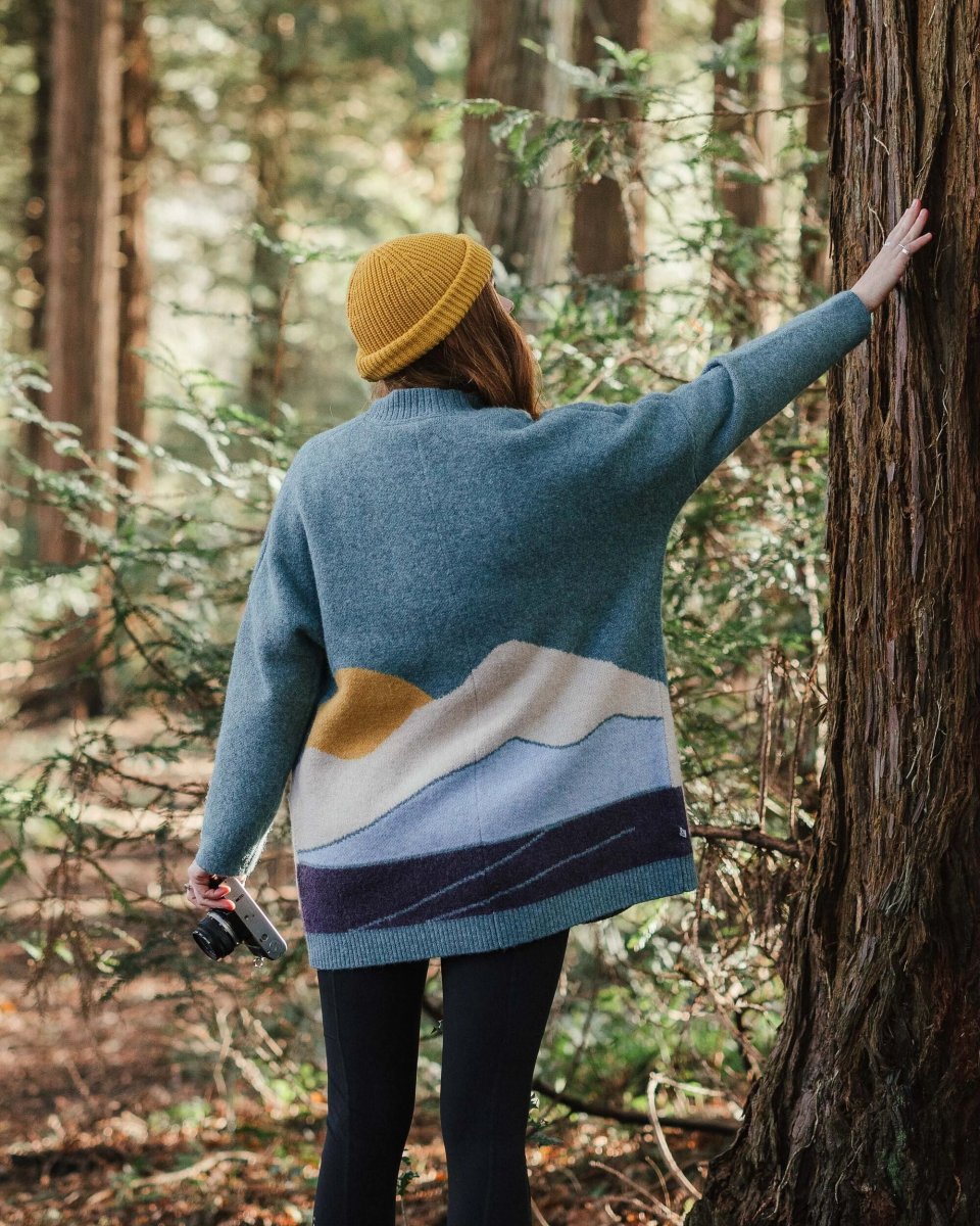 Cardigan Tricoté Recyclé Vista - Arctique – Image 6