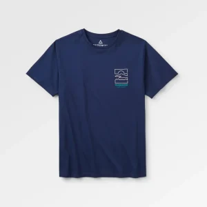 T-shirt en coton bio Nova - Bleu marine riche