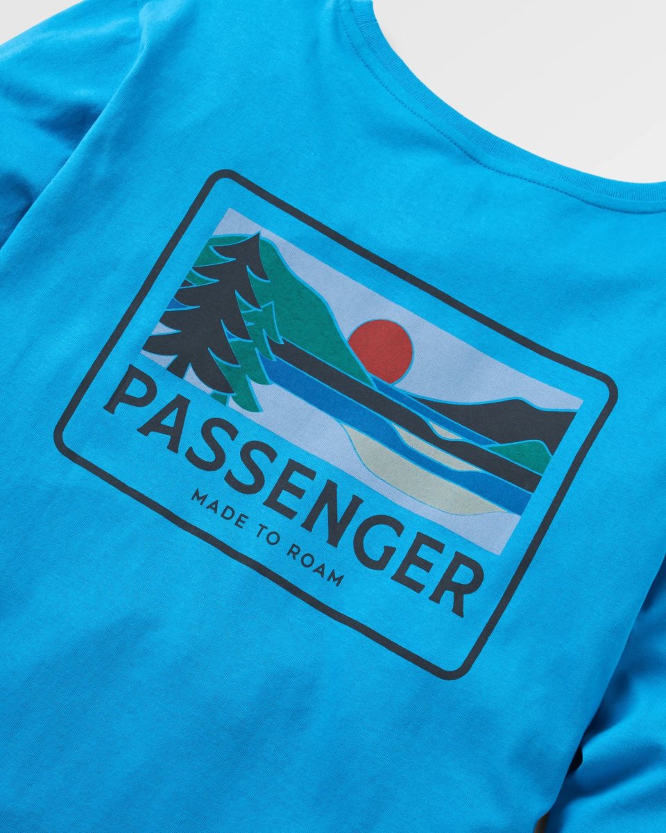 T-shirt Recyclé à Manches Longues Scape - Bluejay – Image 5