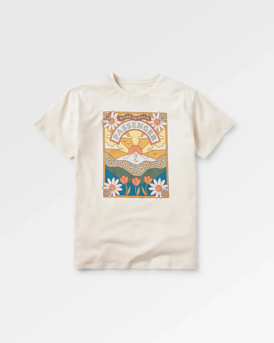 T-shirt Oversize en Coton Recyclé Saisonnier - Bouleau – Image 2