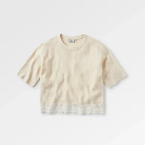 Pull en Tricot Bio Vintage - Bouleau