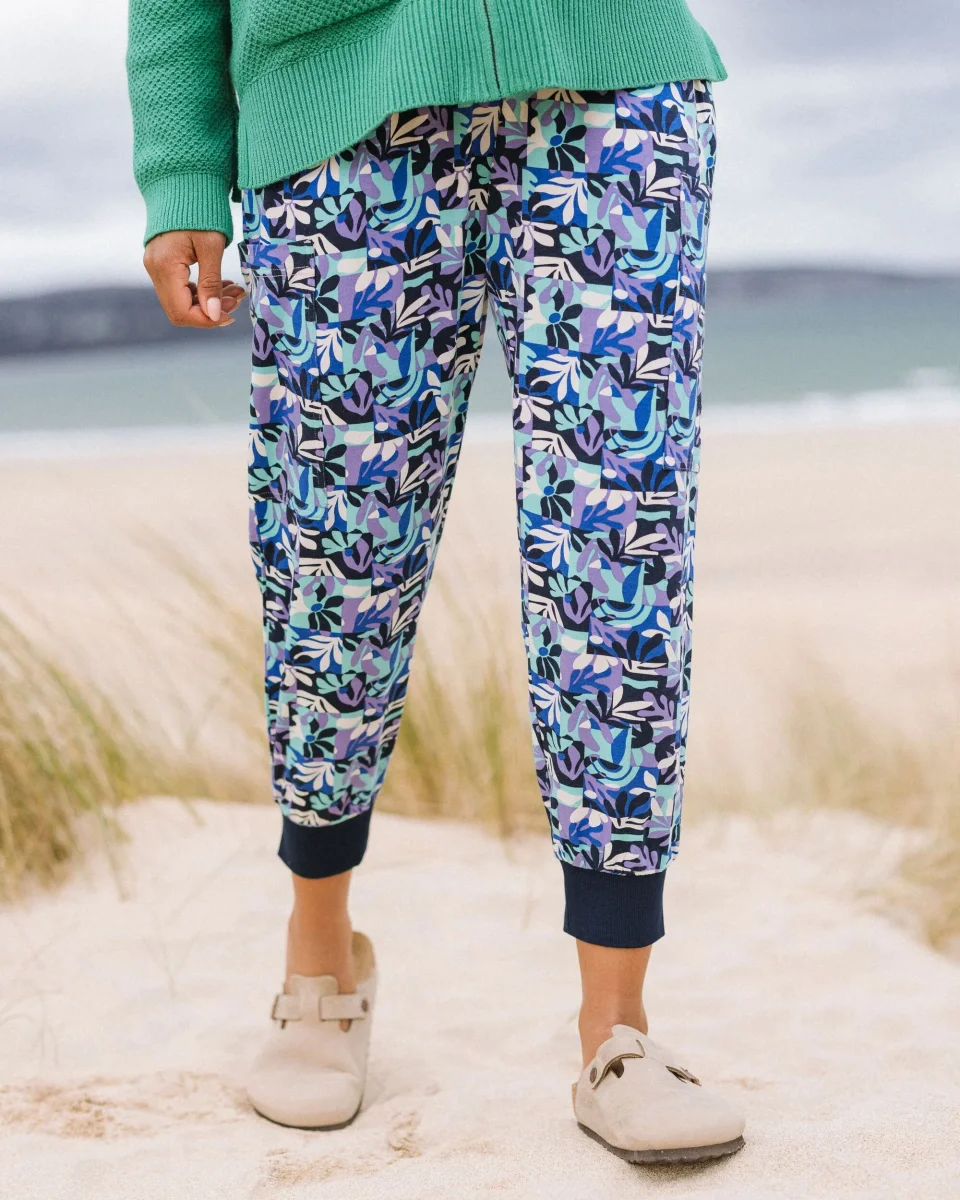 Pantalon Recyclé Day Dream - Feuillage Montagnard Violet